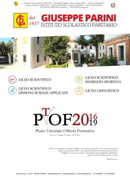 P.T.O.F. 2016-2019