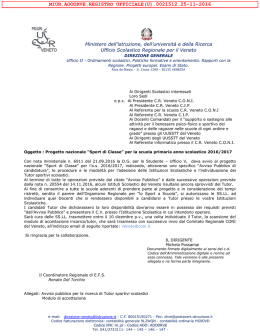 Nota USR Veneto - Treviso – Ufficio scolastico territoriale