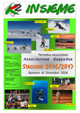 insieme 2016 - Associazione KappaDue