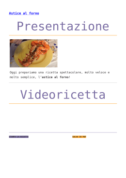 salva in pdf - Chef Stefano Barbato