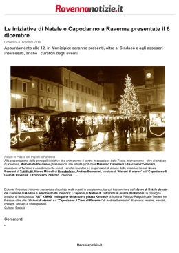 Natale e Capodanno a Ravenna