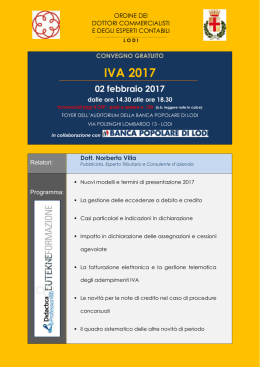 Iva 2017 - Didactica Professionisti Srl