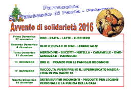 avvento di solidarietà 2016.pub - San Francesco di Paola a Palermo