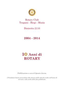 Rotary decennale.cdr - Rotary Club Trapani Birgi Mozia