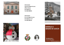 Dettagli - Bagni - Pro Loco Bagni di Lucca