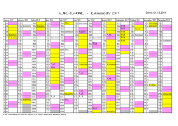 ADFC-KF-OAL - Kalenderjahr 2017