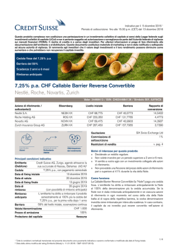 7,25% p.a. CHF Callable Barrier Reverse Convertible Nestlé, Roche