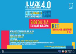 SAVE THE DATE - Lazio Innova Newsletter