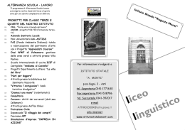 Pubblicazione Liceo Linguistico