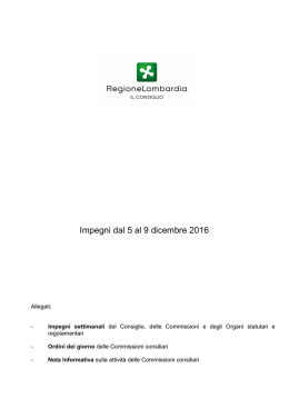 Odg Commissioni - Lombardia Quotidiano