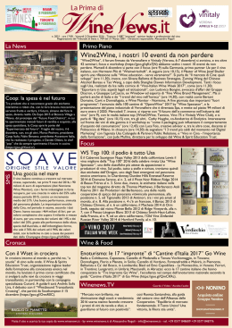 WineNews - La Prima di Winenews - n. 2031