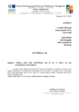 AVVISO n. 34 - IPSIA "RENZO FRAU"