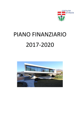 piano finanziario 2017-2020