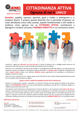 cittadinanza attiva - Ufficio scolastico regionale per la Lombardia