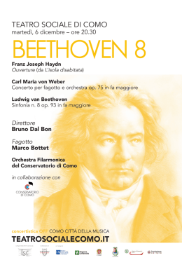 BEETHOVEN 8 - Conservatorio di Como
