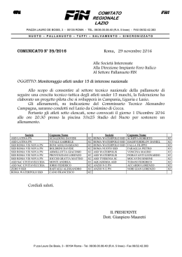 Comun39 - Comitato Regionale Lazio della Federazione Italiana