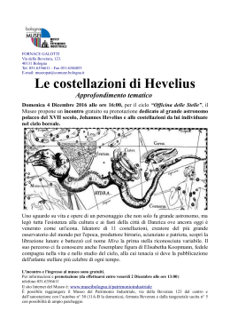 Le costellazioni di Hevelius