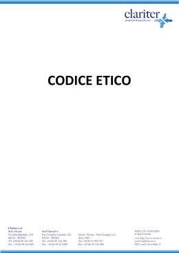 codice etico