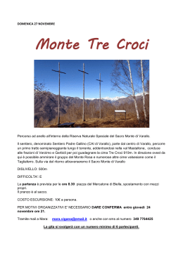 Monte Tre Croci - Trail Dell`Amicizia