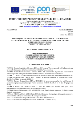 POR Campania FSE 2014-2020 Asse III Ob.Sp. 12 Azione 10.1