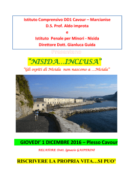 locandina nisida 2 - Istituto Comprensivo "Cavour"