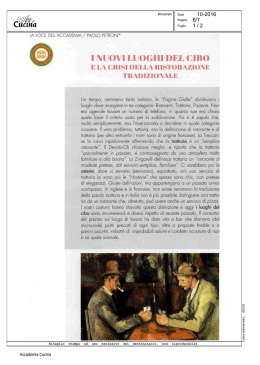 1 / 2 10-2016 6/7 - Accademia Italiana della Cucina