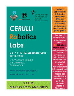 CERULLI Robotics Labs - IIS "Crocetti