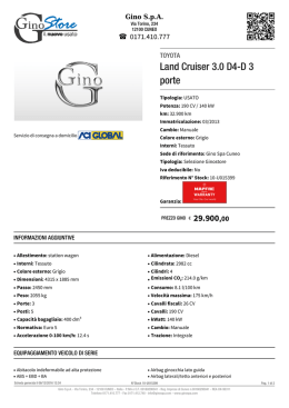 TOYOTA Land Cruiser 3.0 D4-D 3 porte - Stock ID: 10