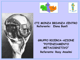 Diapositiva 1 - CTS/CTI Monza e Brianza