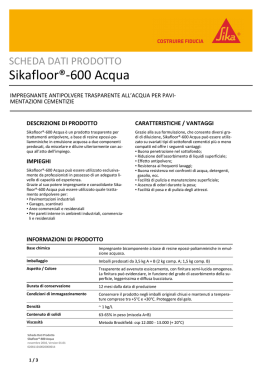 Sikafloor®-600 Acqua