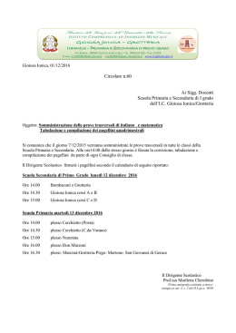 Scarica in PDF - Istituto Comprensivo Gioiosa