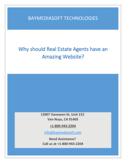 Why Should Real estate agents have a Website