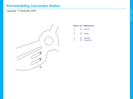 Perronindeling Coevorden Station