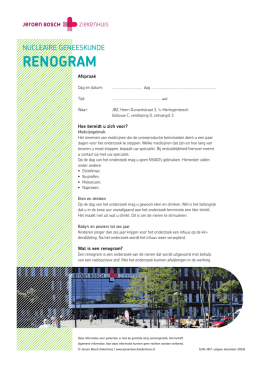 RenogRam - Jeroen Bosch Ziekenhuis