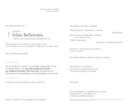 Bellemans Irène.cdr - Begrafenissen Luypaert Herne