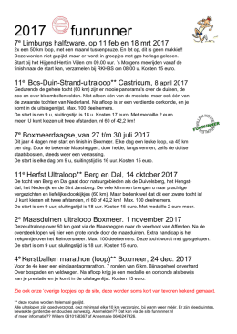 2017 funrunner - Limburgs Zwaarste