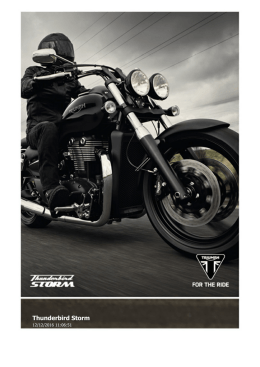 Thunderbird Storm - Triumph Motorcycles