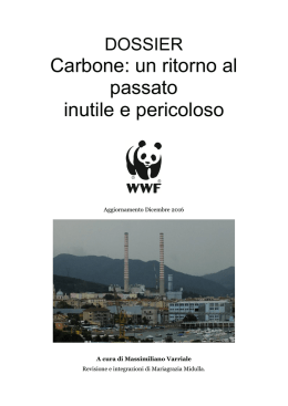 Carbone - No al carbone, Sì al futuro.