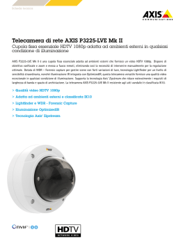 Telecamera di rete AXIS P3225-LVE Mk II