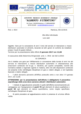 Lettera invito Ditte - ITES "Alberto Pitentino"