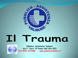 trauma - Pubblica Assistenza Valnure