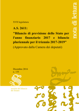 pdfLa nota di lettura del Servizio di Bilancio del Senato