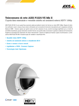 Telecamera di rete AXIS P3225-VE Mk II