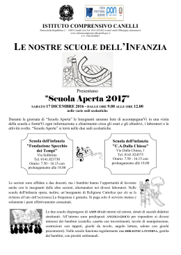 Locandina Scuola Infanzia 2017.18