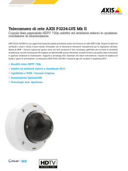 Telecamera di rete AXIS P3224-LVE Mk II