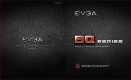 EVGA BQ 系列多國語言版說明書(新增義大利文)