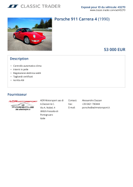 Porsche 911 Carrera 4 (1990) 53 000 EUR