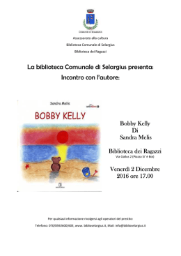 Bobby kelly - Biblioteca Comunale di Selargius