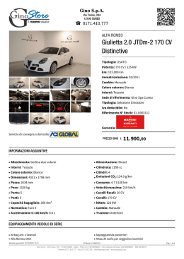 ALFA ROMEO Giulietta 2.0 JTDm-2 170 CV Distinctive