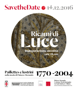save-the-date - Palazzo Morando